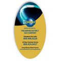 Laminated Tag - Oval (2"x3.5")